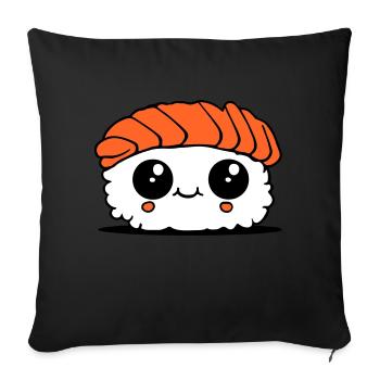 SUSHI-Spaß - Sofakissenbezug 45 x 45 cm - Schwarz - Vorne
