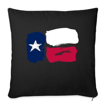 Texas - Sofakissenbezug 45 x 45 cm - Schwarz - Vorne