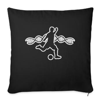 Soccer Team Soccer Design Soccer Player - Sofa pillowcase 17,3'' x 17,3'' (45 x 45 cm) - black - Front