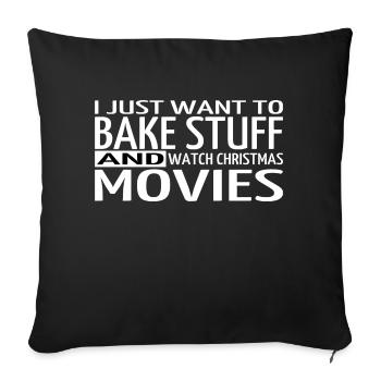 Beach Holiday Baker Profession Animal Joke - Sofa pillowcase 17,3'' x 17,3'' (45 x 45 cm) - black - Front