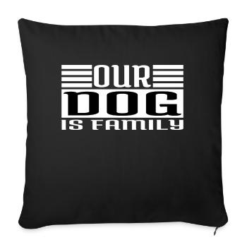 Accueil Blagues Cool Dogs Adulte Humour T-shirts Dictons - Housse de coussin décorative 45 x 45 cm - noir - Devant