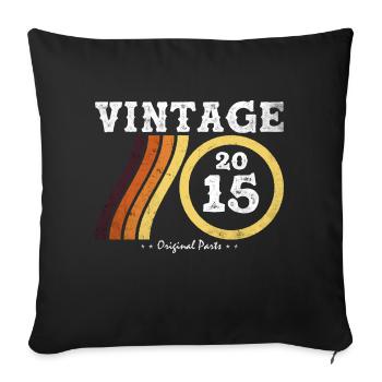 Vintage 2015 - Classic Limited Edition Retro 9 - Sofa pillowcase 17,3'' x 17,3'' (45 x 45 cm) - black - Front
