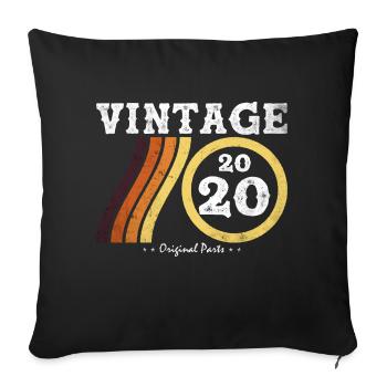 Millésime 2020 - Classique Édition Limitée Rétro 4 - Housse de coussin décorative 45 x 45 cm - noir - Devant