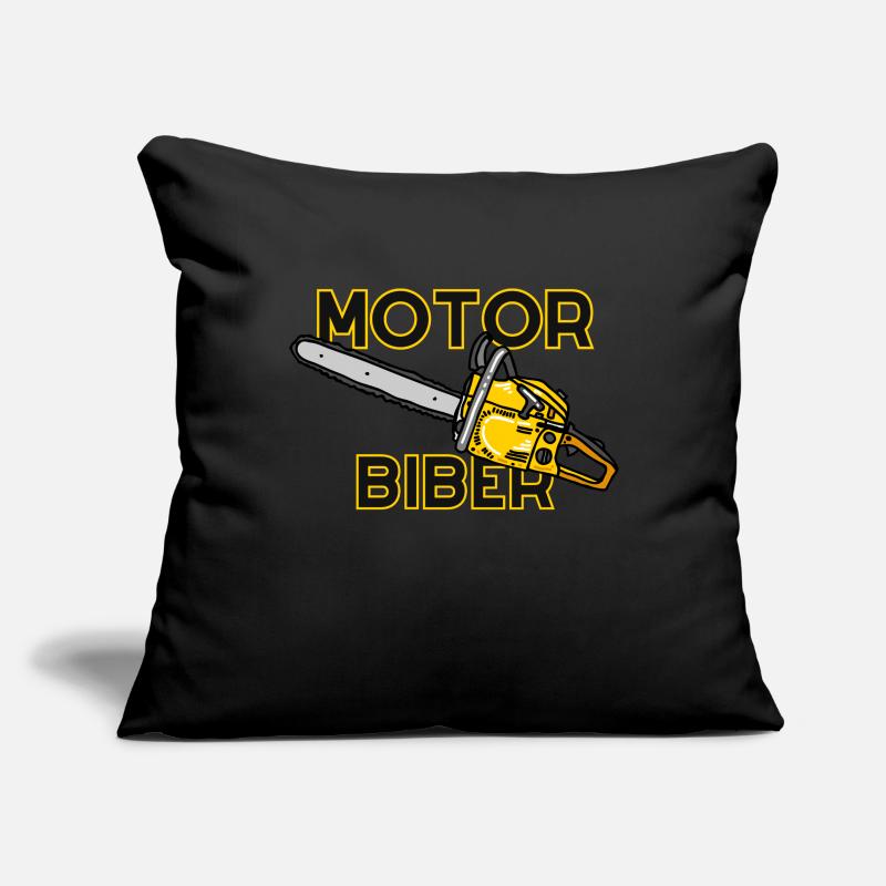 Chainsaw Chainsaw Forestry Worker Beaver Sofa pillowcase 17,3'' x 17,3'' (45 x 45 cm)