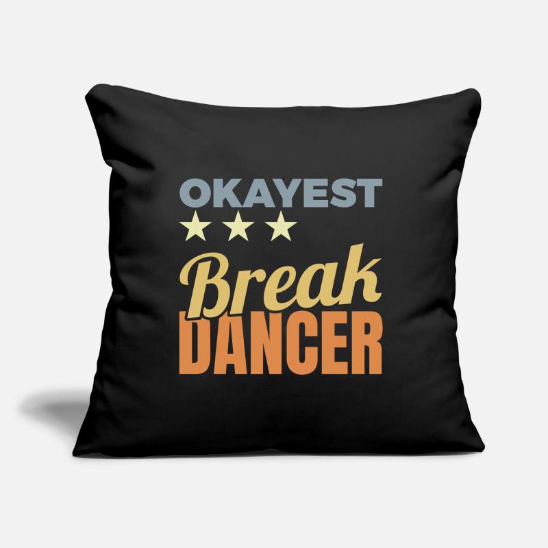 Breakdancer moyen Housse de coussin décorative 45 x 45 cm