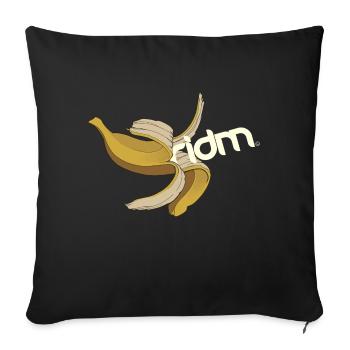ridm banana - Sofakissenbezug 45 x 45 cm - Schwarz - Vorne