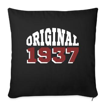 Original 1937 - Housse de coussin décorative 45 x 45 cm - noir - Devant