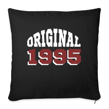 Original 1995 - Housse de coussin décorative 45 x 45 cm - noir - Devant