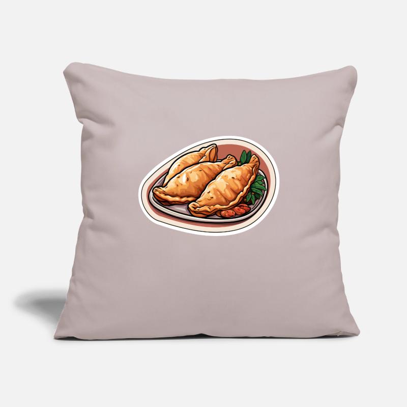 Empanadas three dumplings Sofa pillowcase 17,3'' x 17,3'' (45 x 45 cm)