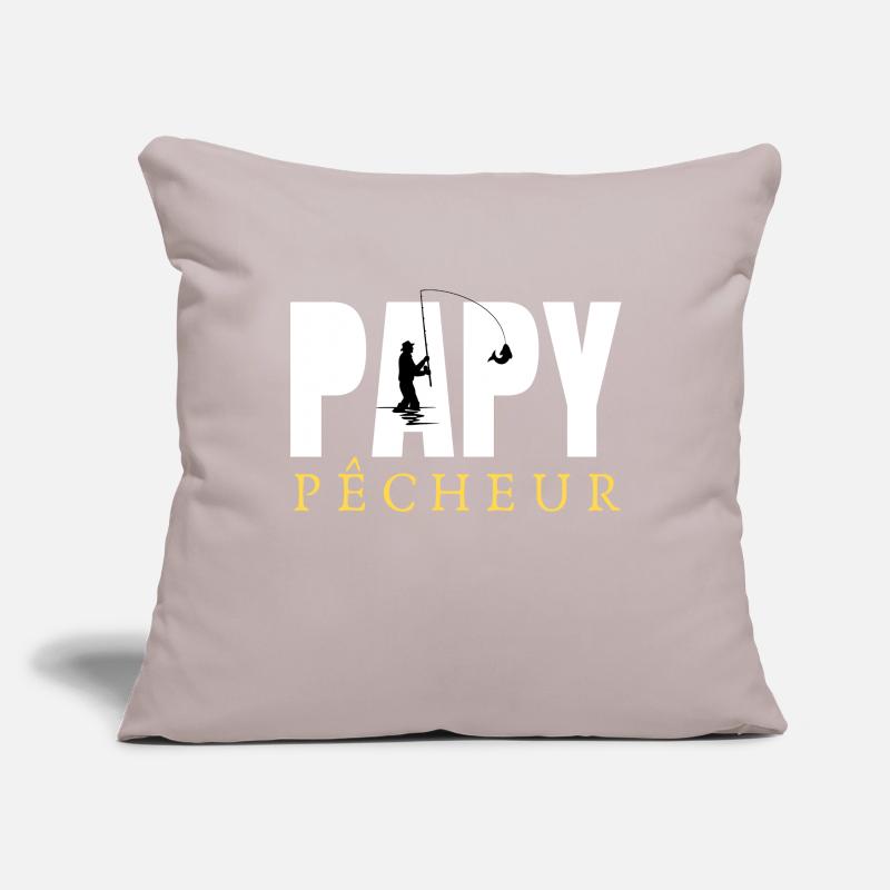 PAPY PÊCHEUR 1 Housse de coussin décorative 45 x 45 cm