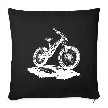 Vététiste - Housse de coussin décorative 45 x 45 cm - noir - Devant