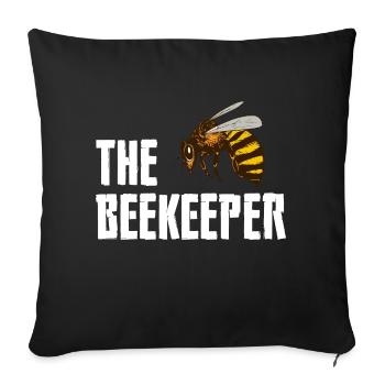 the beekeper Design for a beekeeper - Sofakissenbezug 45 x 45 cm - Schwarz - Vorne