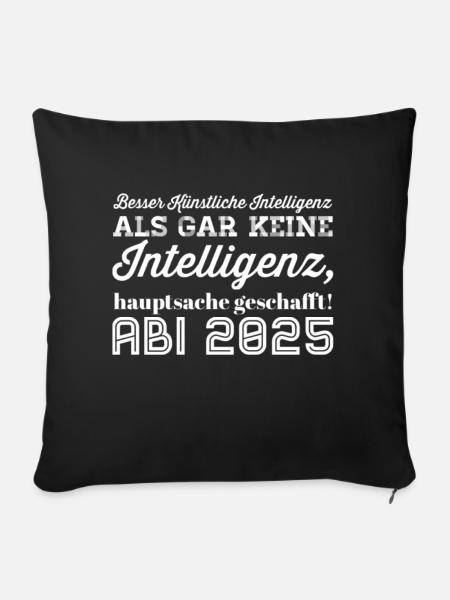ABI - Sofakissenbezug 45 x 45 cm - Schwarz