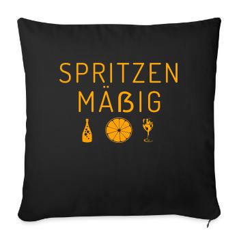 Splash Moderate (it) Aperölchen Drink - Housse de coussin décorative 45 x 45 cm - noir - Devant