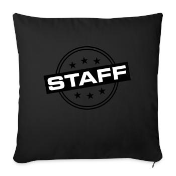 Personnel - Housse de coussin décorative 45 x 45 cm - noir - Devant