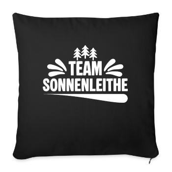 Team Schwarzenberg Sonnenleithe - Sofakissenbezug 45 x 45 cm - Schwarz - Vorne