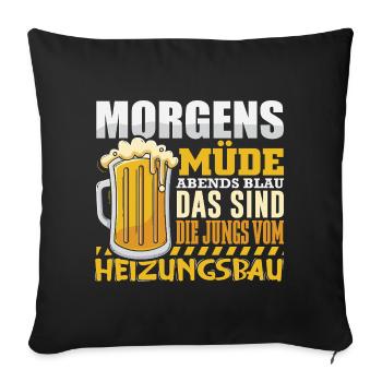 40th Birthday 40 Years Old Saying Gift - Sofa pillowcase 17,3'' x 17,3'' (45 x 45 cm) - black - Front