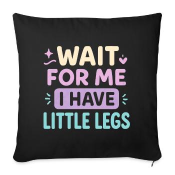 Cute Saying Humor Meme Funny Gift Idea - Sofa pillowcase 17,3'' x 17,3'' (45 x 45 cm) - black - Front