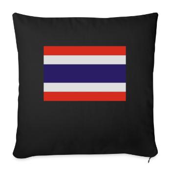 thailand - Housse de coussin décorative 45 x 45 cm - noir - Devant