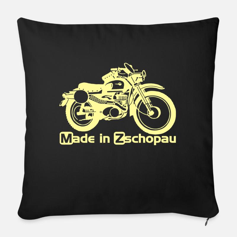 MZ ETS250 GS - Sofakissenbezug 45 x 45 cm - Schwarz