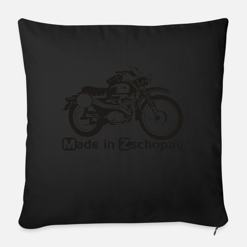 MZ ETS250 GS - Sofakissenbezug 45 x 45 cm - Schwarz