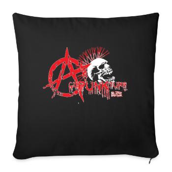 Acupunkture by Little - Housse de coussin décorative 45 x 45 cm - noir - Devant