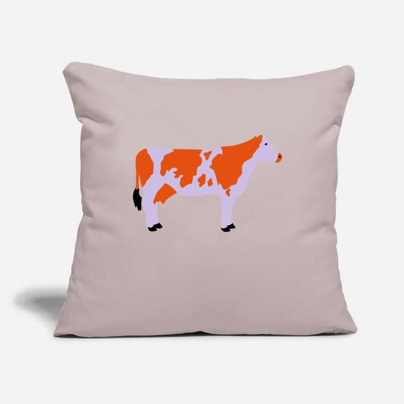 Vache 4 Housse de coussin décorative 45 x 45 cm