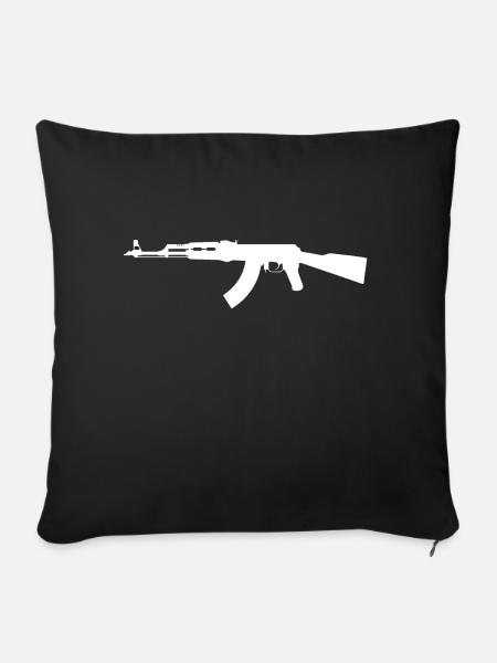 AK-47 - Sofakissenbezug 45 x 45 cm - Schwarz