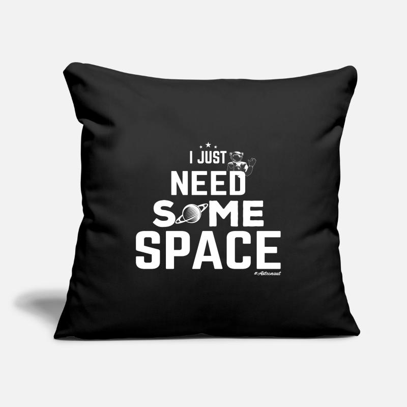 Astronaute fusée spatiale Housse de coussin décorative 45 x 45 cm