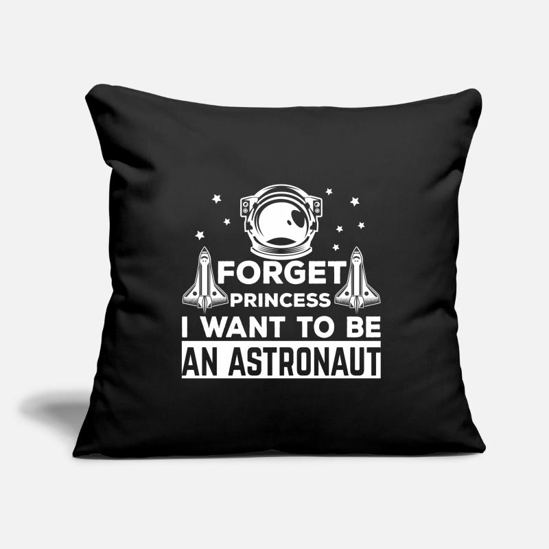 Astronaute fusée spatiale Housse de coussin décorative 45 x 45 cm