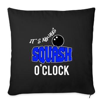squash - Sofakissenbezug 45 x 45 cm - Schwarz - Vorne