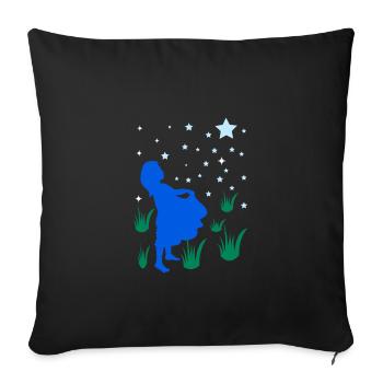 Sterntaler Silhouette - Housse de coussin décorative 45 x 45 cm - noir - Devant