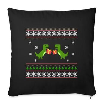 Ugly Christmas - Housse de coussin décorative 45 x 45 cm - noir - Devant