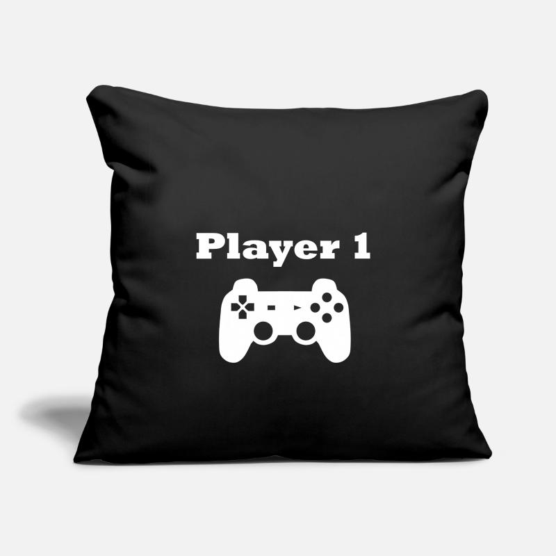 Gaming Player 1 Controller Geschenk Sofakissenbezug 45 x 45 cm