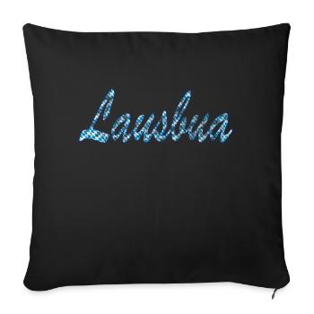 Bayrisch T-Shirt - Sofakissenbezug 45 x 45 cm - Schwarz - Vorne