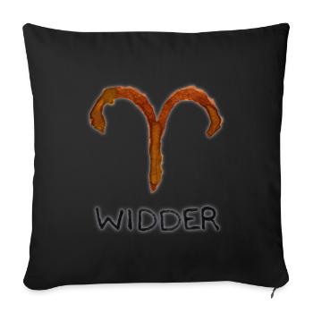 Zodiac Aries - Housse de coussin décorative 45 x 45 cm - noir - Devant