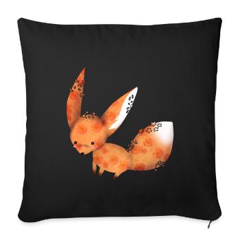 Foxy créatif - Housse de coussin décorative 45 x 45 cm - noir - Devant