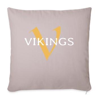 Vikings - Sofa pillowcase 17,3'' x 17,3'' (45 x 45 cm) - light taupe - Front