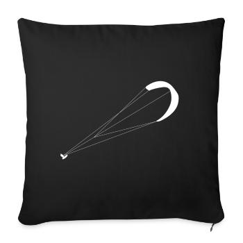Kite Surfing - Sofakissenbezug 45 x 45 cm - Schwarz - Vorne