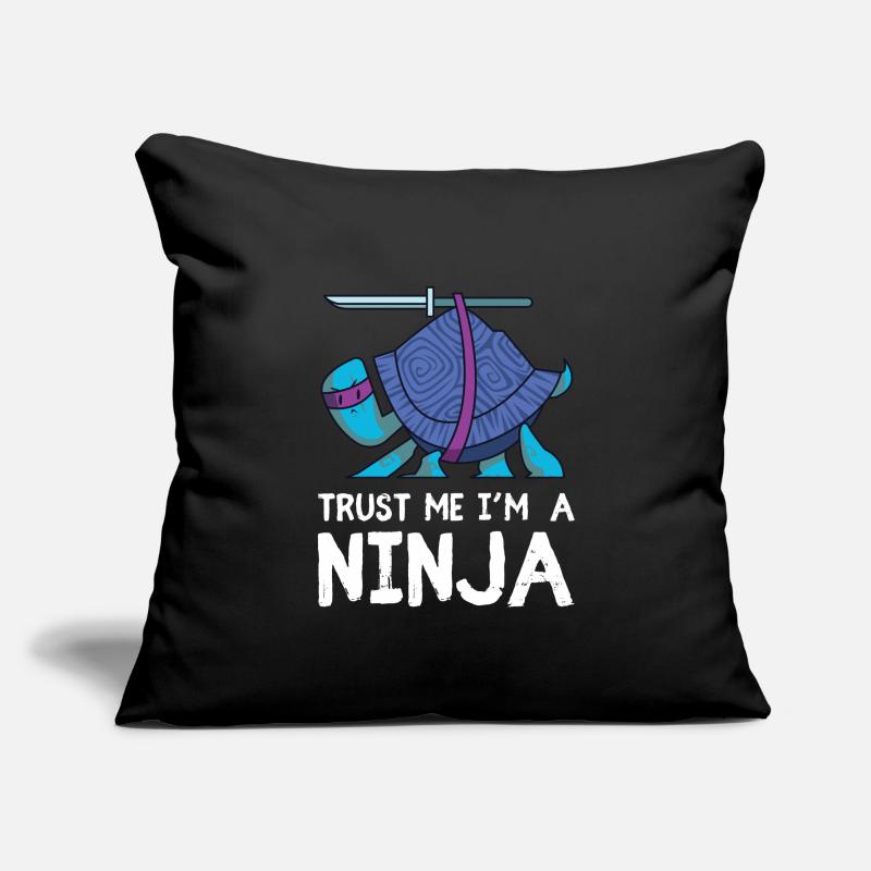 ninja schildkröte lustig samurai Sofakissenbezug 45 x 45 cm