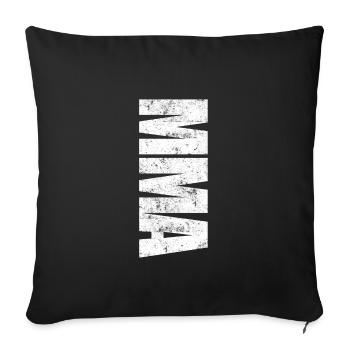 Mma sport d'arts martiaux mixtes - Housse de coussin décorative 45 x 45 cm - noir - Devant