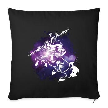 zentaur krieger mythologie - Sofakissenbezug 45 x 45 cm - Schwarz - Vorne
