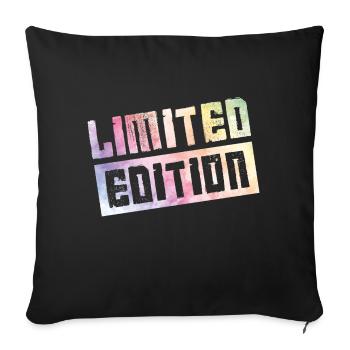 limited edition - Housse de coussin décorative 45 x 45 cm - noir - Devant