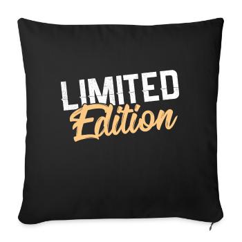 limited edition - Housse de coussin décorative 45 x 45 cm - noir - Devant