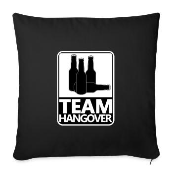 Junggesellen Party Bräutigam Team Hangover Herren - Housse de coussin décorative 45 x 45 cm - noir - Devant