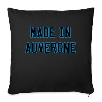 made in auvergne - Housse de coussin décorative 45 x 45 cm - noir - Devant