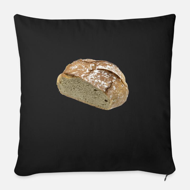 BROT - Sofakissenbezug 45 x 45 cm - Schwarz