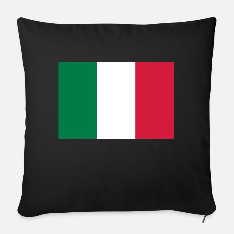 Italy - Sofakissenbezug 45 x 45 cm - Schwarz