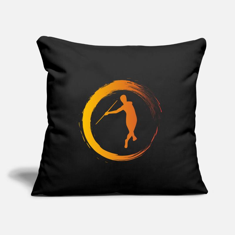 Lancer de lance Athlétisme Sport Housse de coussin décorative 45 x 45 cm