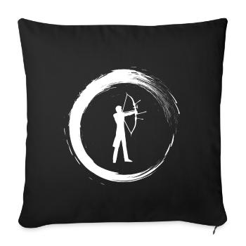 Archer - Housse de coussin décorative 45 x 45 cm - noir - Devant